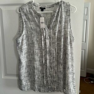 Ann Taylor Factory Blouse Size Large New With Tags